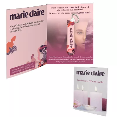 Greeting Card with 3.5" Nail File With Keyring