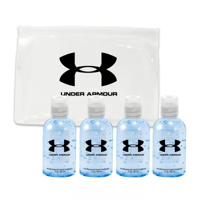 4 Pack of HS403 2 oz Sanitizer in EVA zip lock bag