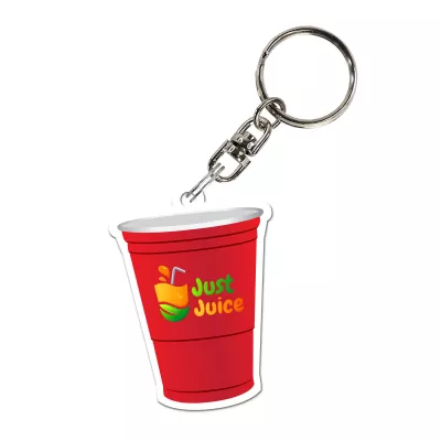 Red Party Cup Keychain