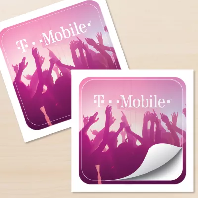 5" x 5" Rounded Corner Sticker