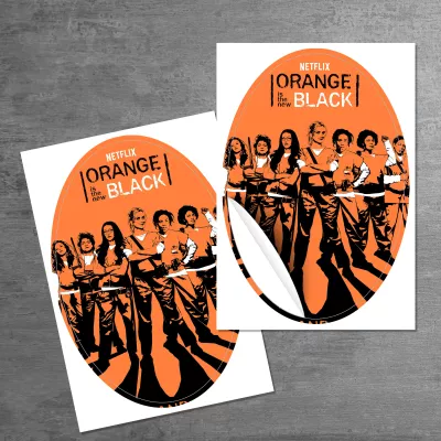 6" x 4" Oval Sticker