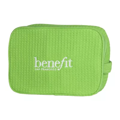 Waffle Weave Cosmetic Bag (Embroidered)