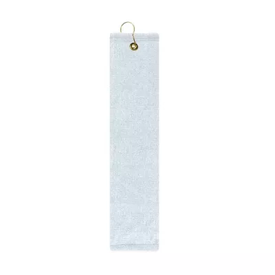 Subli-Cotton Velour Golf Towel - Trifold Hook Grommet (Edge to Edge Printed)