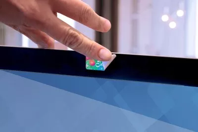 SpySafe Webcam Cover with Custom Backer Card