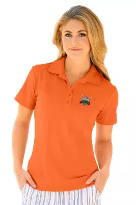 Greg Norman Play Dry Women's Performance Mesh Polo Shirt