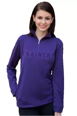 Vansport Women's Mesh -Zip Tech Pullover Shirt