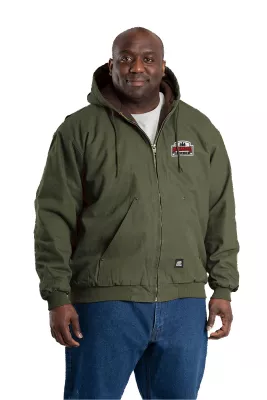 Berne Heartland Washed Duck Hooded Jacket