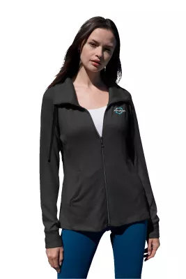 Women?s Mock Neck Full Zip Jacket