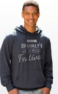 Lightweight Jersey Knit Pullover Hoodie