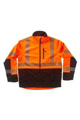 Xtreme-Flex Orange Soft Shell No Hood Jacket