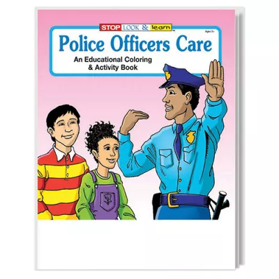Police Officers Care Coloring Book