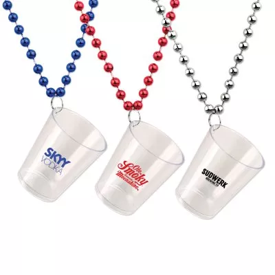 Shot Glass Bead Necklace