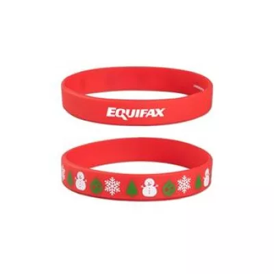 Christmas Silicone Wristband Bracelet