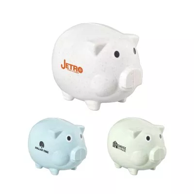 Classic Wheat Piggy Bank