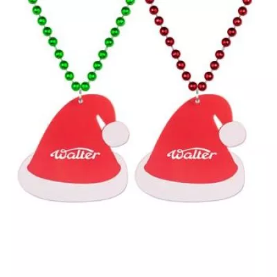 Santa Hat Medallion Beads