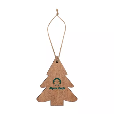 Wooden Tree Ornament