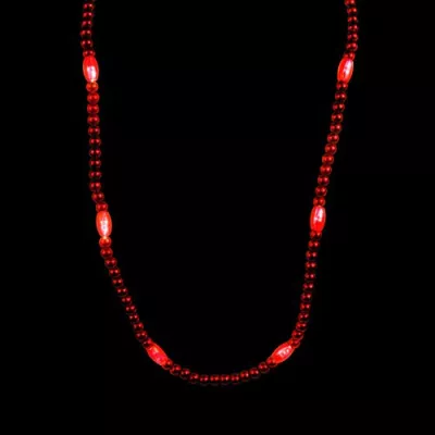Light-Up Red Bead Necklace