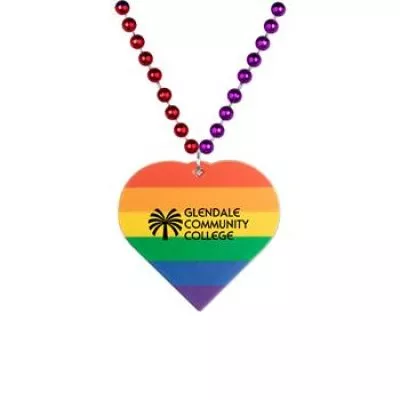 Heart Pride Medallion Beads