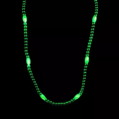 Light-Up Green Bead Necklace