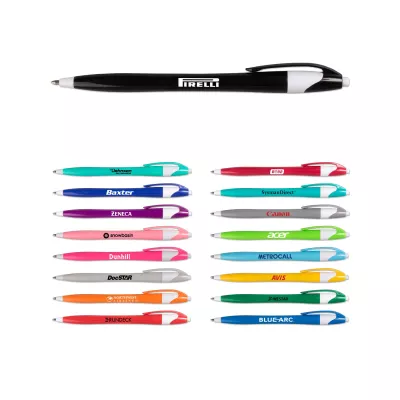 Colored Honesty Pen w/White Accents