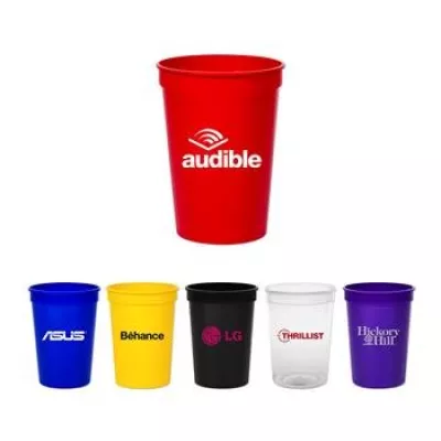 12 Oz. Smooth Colored Stadium Souvenir Cup