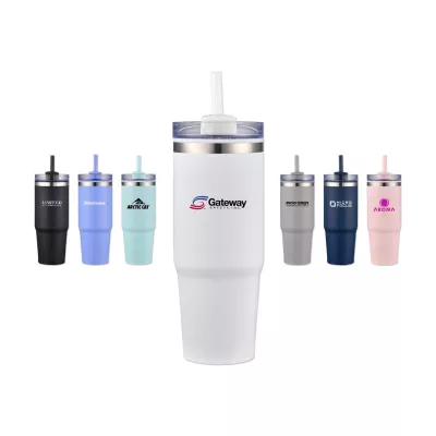 30 Oz. PP Inner Stainless Steel Outer Tumbler w/Durable Coating