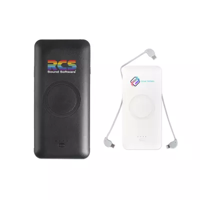 5000 mAh Universal Power Bank w/Wireless Charging