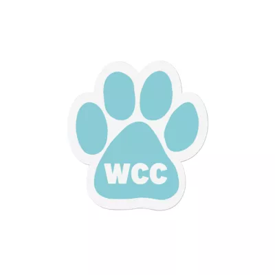 Paw Print Shaped Car Magnet