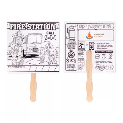 Fire Safety Hand Fan