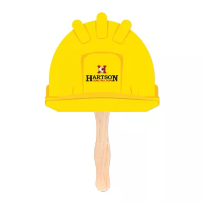 Hard Hat Shaped Hand Fan