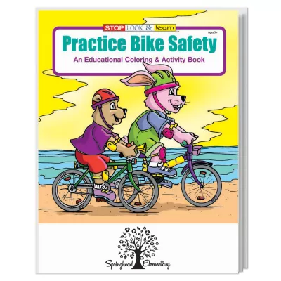 Practice Bike Safety Coloring Book