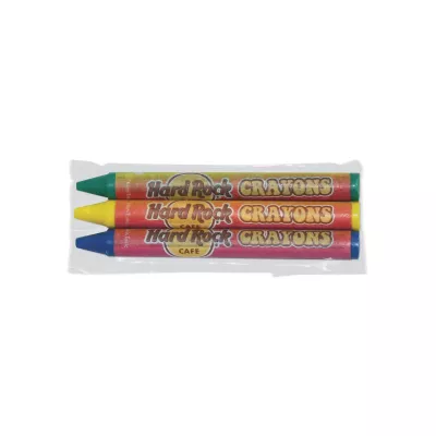 3 Pack Custom Crayons in Cello Wrapper