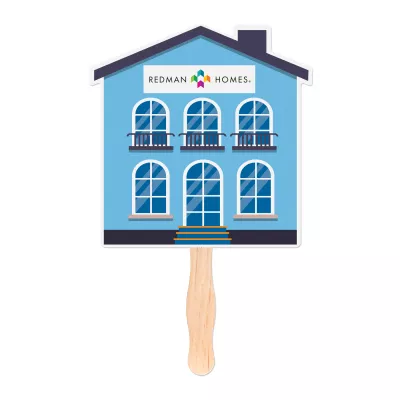 House Shaped Hand Fan