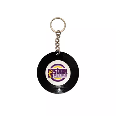Recycled Vinyl Record Keychain