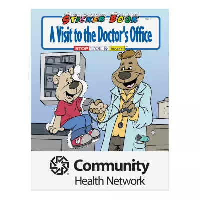 Visit to Doctor's Office Stickers Book