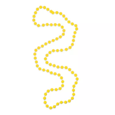 Yellow Candy Bead Necklace