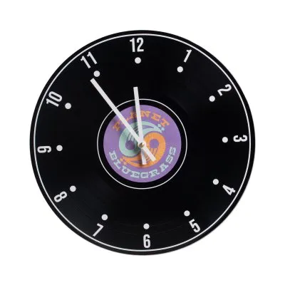 Recycled Vinyl Record Clock