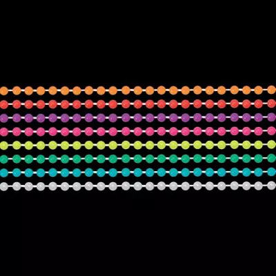 Glow in the Dark 7.5 Mm Bead Necklaces (Assorted Colors)