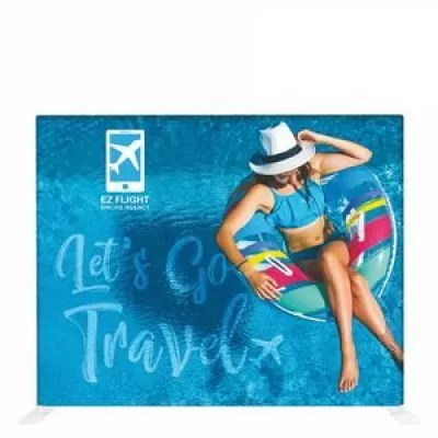 ONE CHOICE - 10 Ft. Fabric Display - Straight Double-Sided Graphic Package