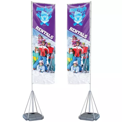ONE CHOICE® Mondo Flag 17 ft. (Double-Sided Graphic Package)