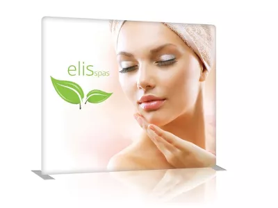 EZ Tube Display 8ft Straight -- Single-Sided Package