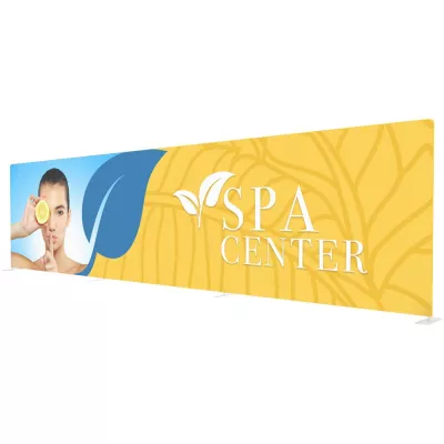 EZ Tube 30ft Straight Single Sided with Black Back Fabric (Graphic Package)