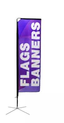 Small Mamba Flag - Spike Base Single-Sided Graphic Package