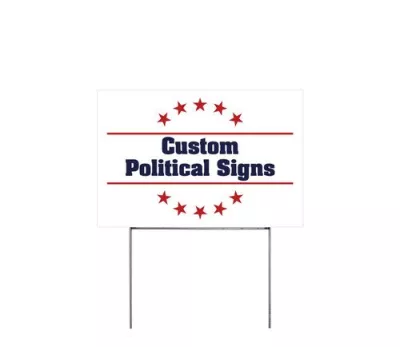 18 x 11 Yard Sign Single-Sided Small Stake (20 packs as 1 Set)