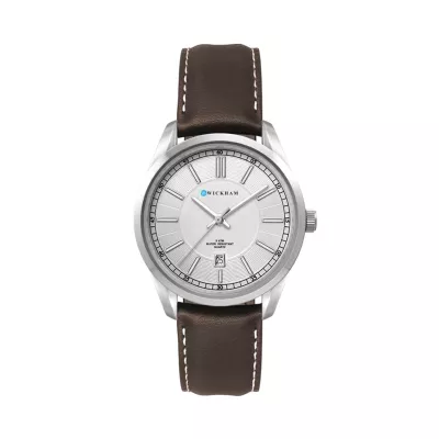 33mm, Silver Metal Case, 3-Hand Mvt, Dte