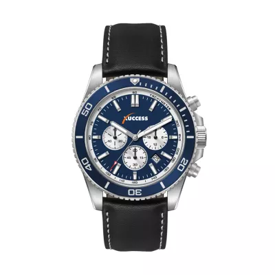 42.5mm, Ss, Silver Case, Bl Bezel, Chrono Mvt, Dte