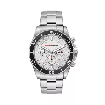 42.5mm, Ss, Silver Case, Bk Bezel, Chrono Mvt, Dte