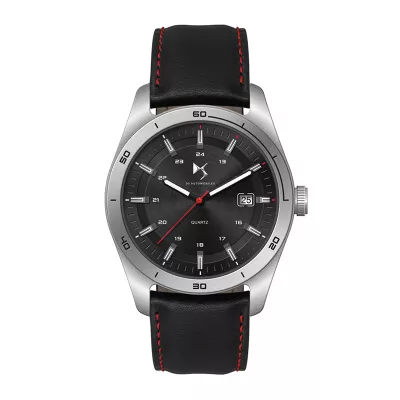 Wc6606 42mm Steel Matte Silver Case, 3 Hand Mvmt, Black Dial, Dte Display, Leather Strap, Flat Miner
