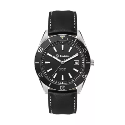 42mm, Ss, Silver Case, Bk Bezel, Automatic Mvt, Dte
