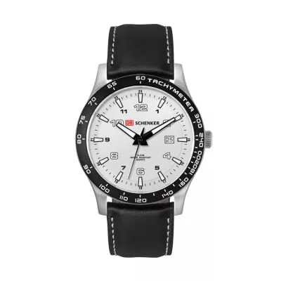 43.5mm, Ss, Silver Case, Bk Bezel, 3-Hand Mvt, Dte
